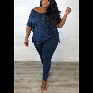 Two Piece set - Color is Purple